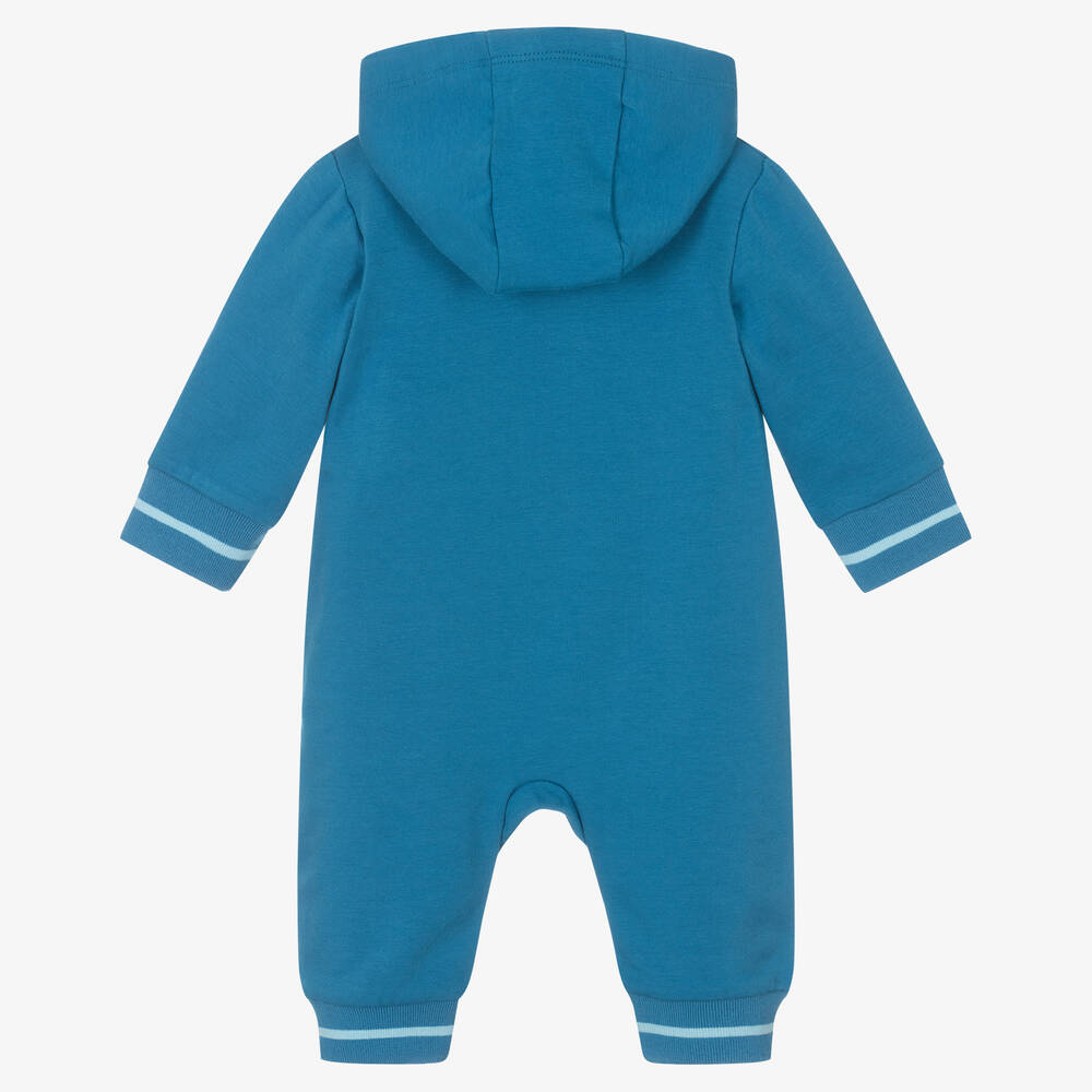 FS Baby-Boys Blue Cotton Monster Romper | Childrensalon Outlet