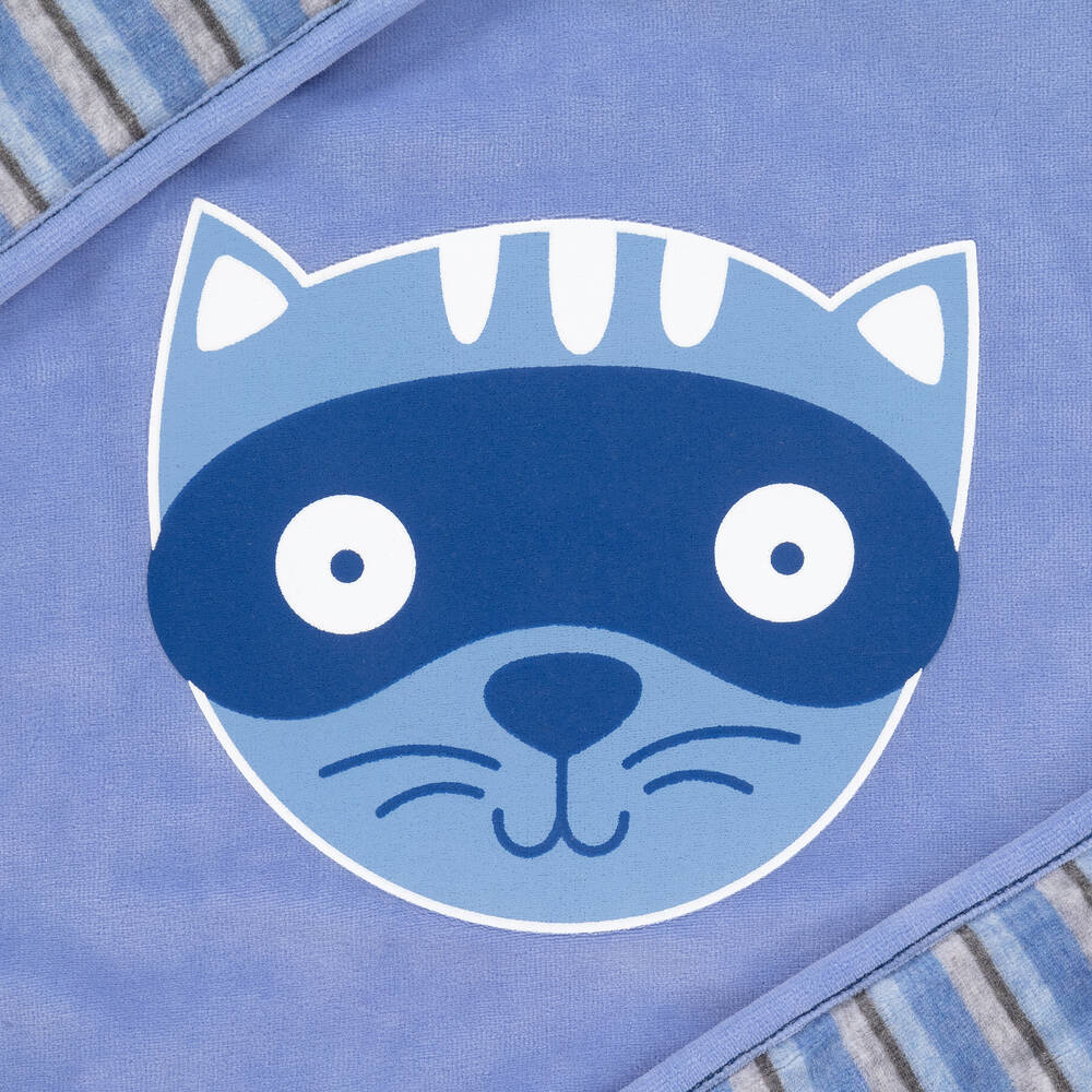 FS Baby-Boys Blue Padded Cotton Blanket (80cm) | Childrensalon Outlet