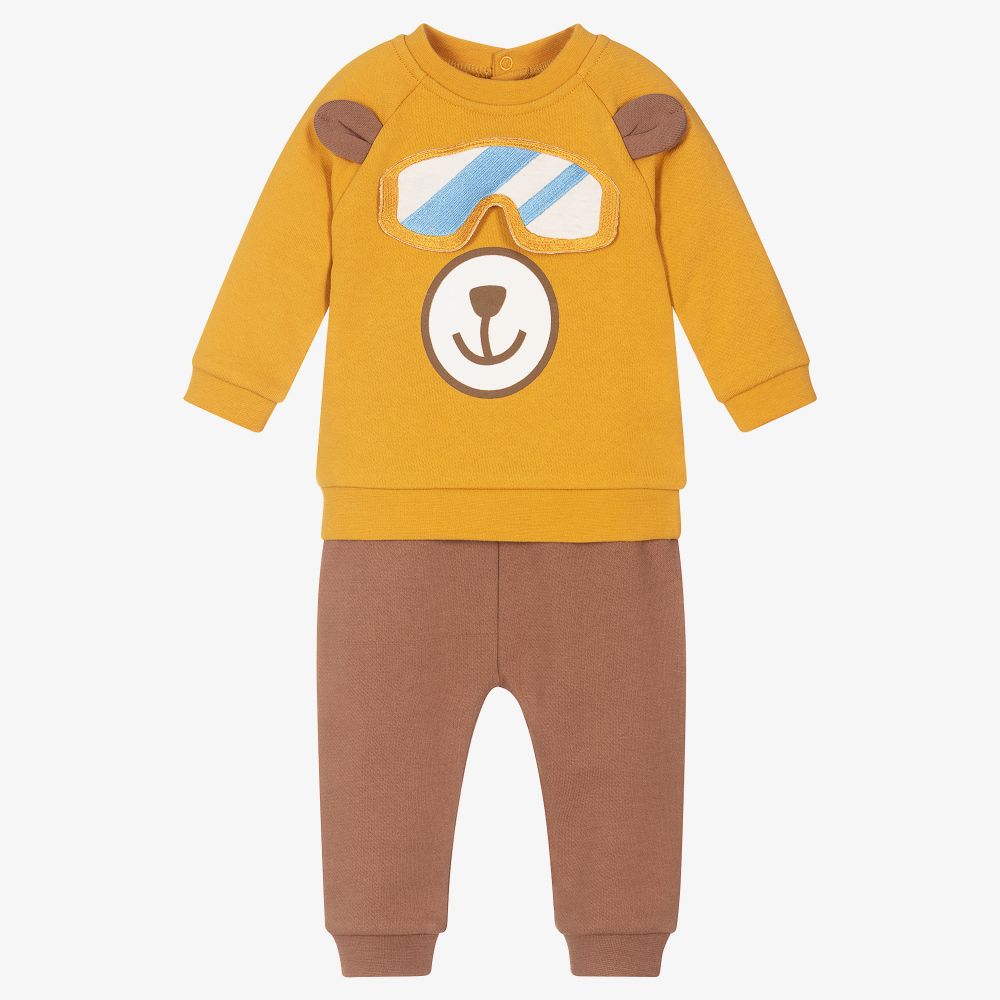 FS Baby - Boys Cotton Jersey Trouser Set | Childrensalon