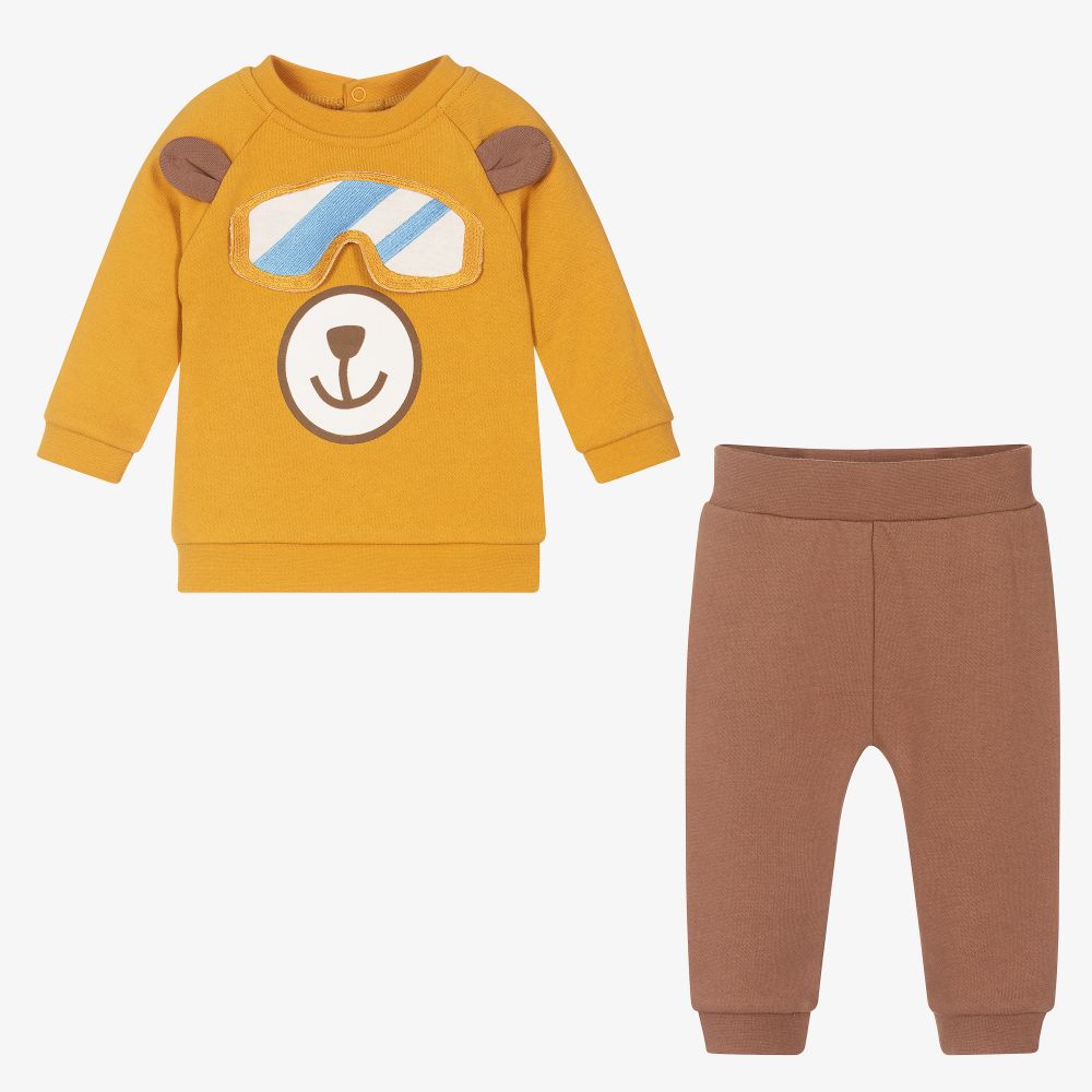 FS Baby-Boys Cotton Jersey Trouser Set | Childrensalon Outlet