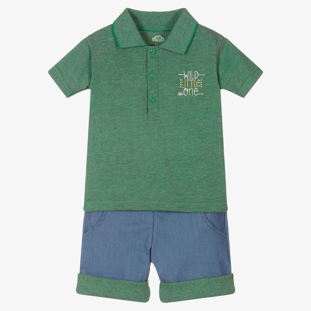 FS Baby - Boys Organic Cotton Shorts Set | Childrensalon