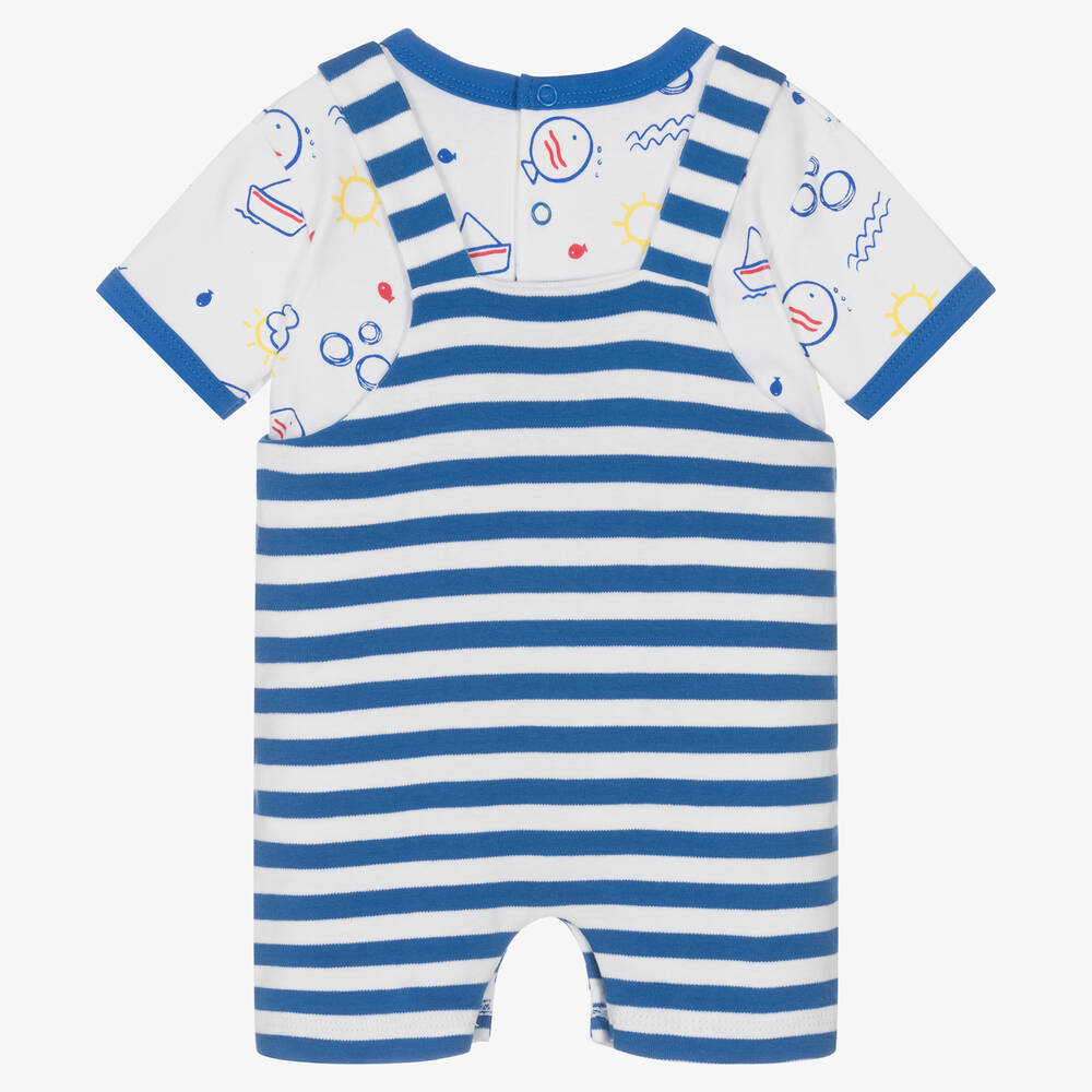 FS Baby-Cotton Baby Dungaree Set | Childrensalon Outlet