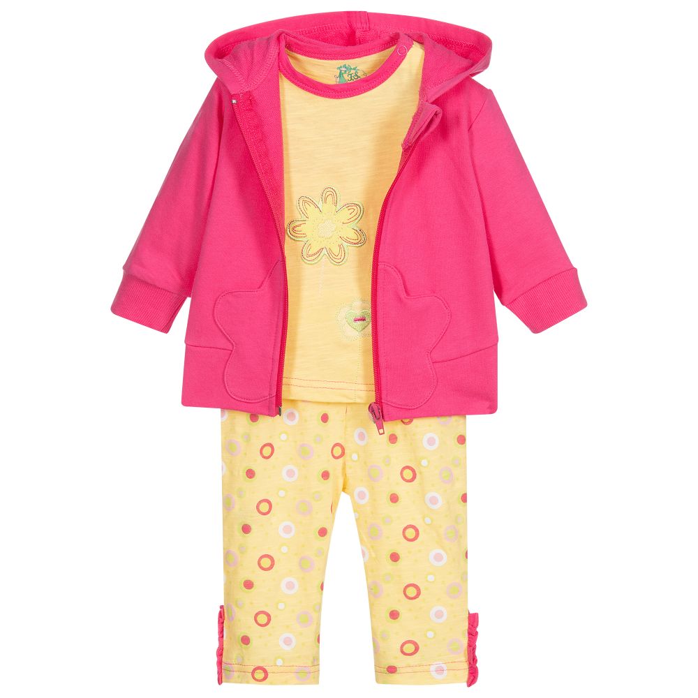 FS Baby-Girls 3 Piece Trouser Set | Childrensalon Outlet