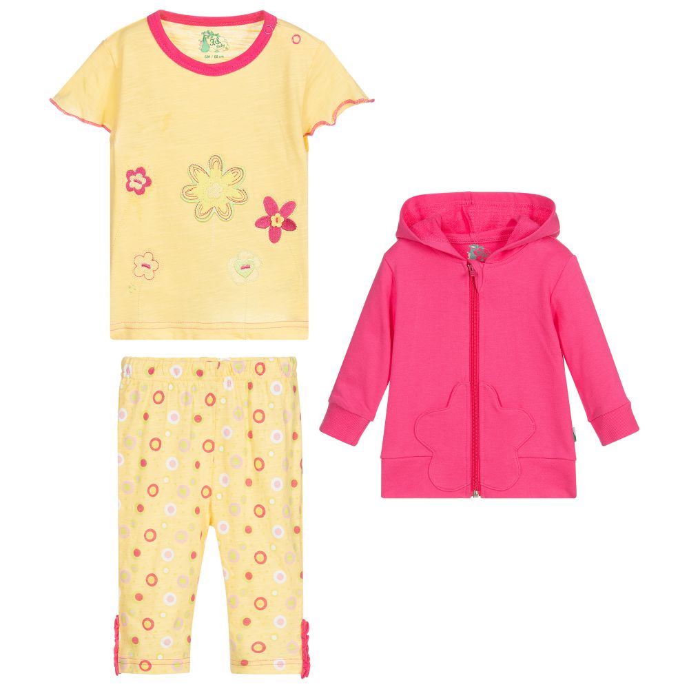 FS Baby Girls 3 Piece Trouser Set Childrensalon Outlet