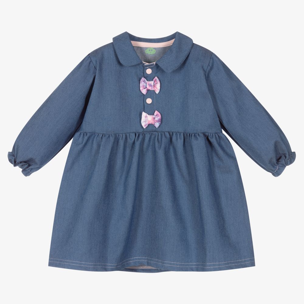 FS Baby - Girls Blue Denim Dress | Childrensalon