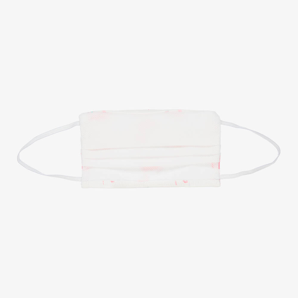FS Baby-Girls White & Pink Face Mask | Childrensalon Outlet