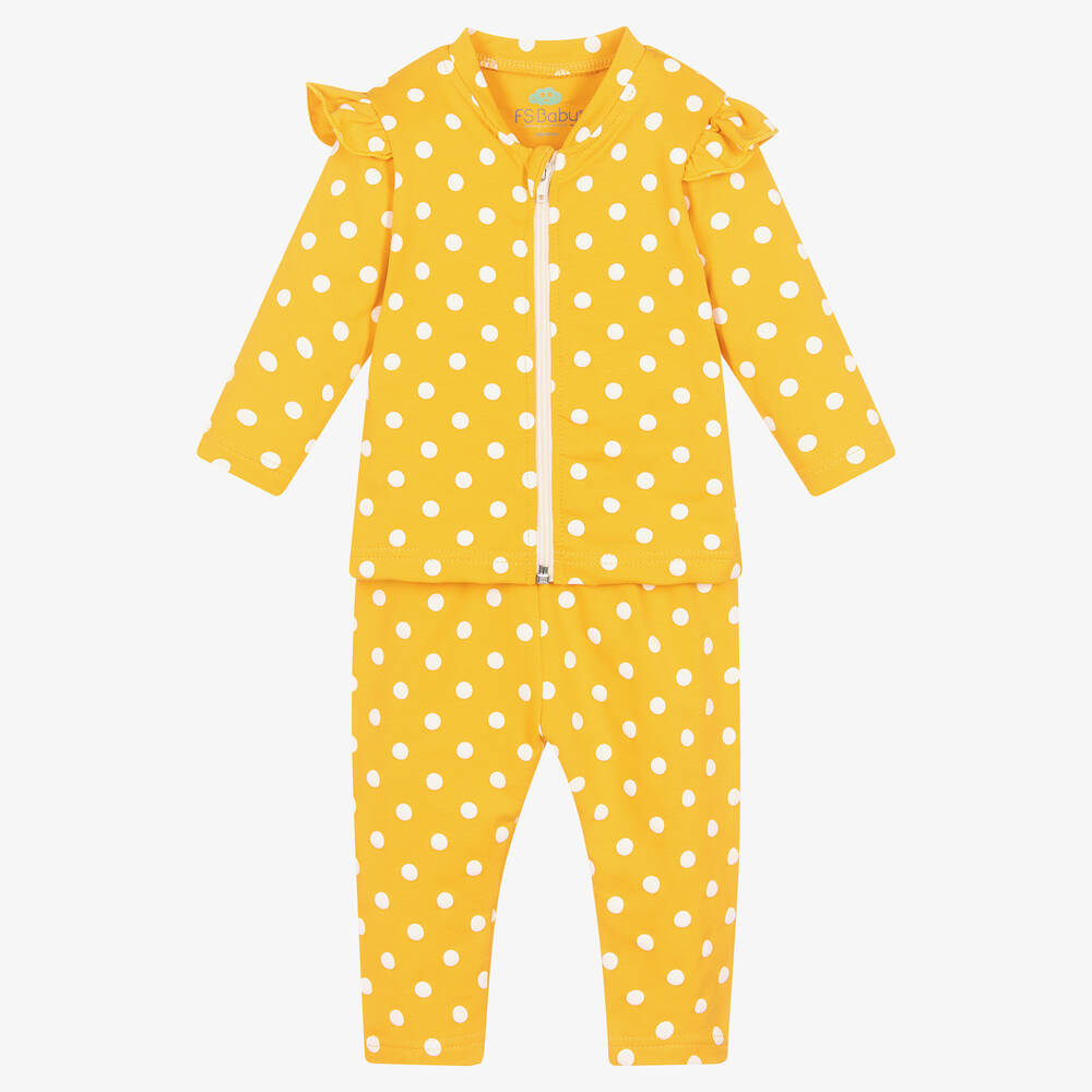 Baby girl yellow leggings shop