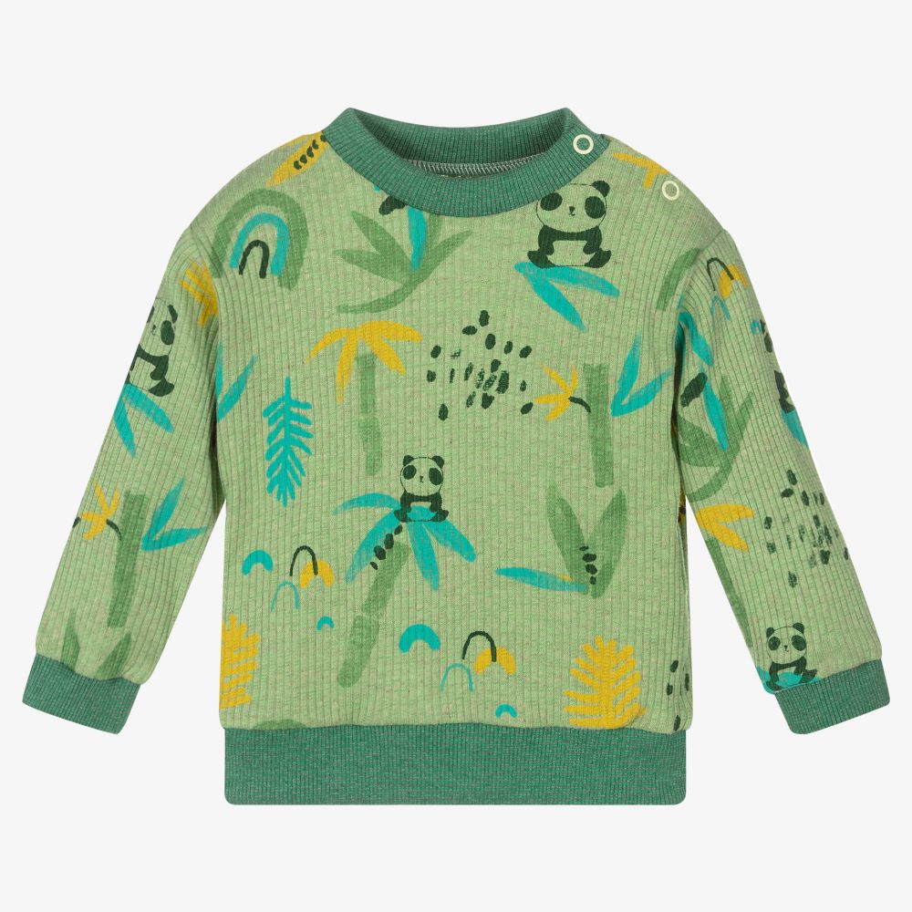 Green Jersey Baby Top
