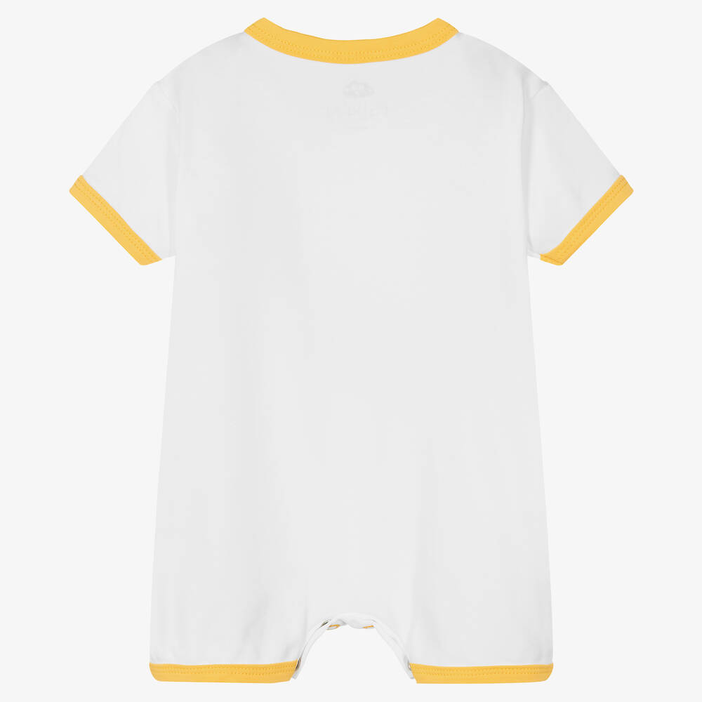 FS Baby-Ivory Cotton Jungle Animal Print Babygrow | Childrensalon Outlet