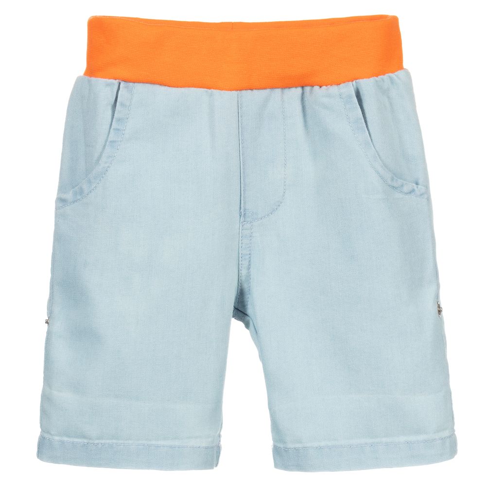 FS Baby - Orange & Blue Baby Shorts Set | Childrensalon Outlet
