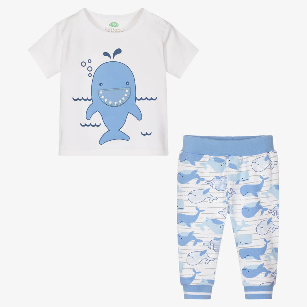 FS Baby-Organic Cotton Baby Trouser Set | Childrensalon Outlet