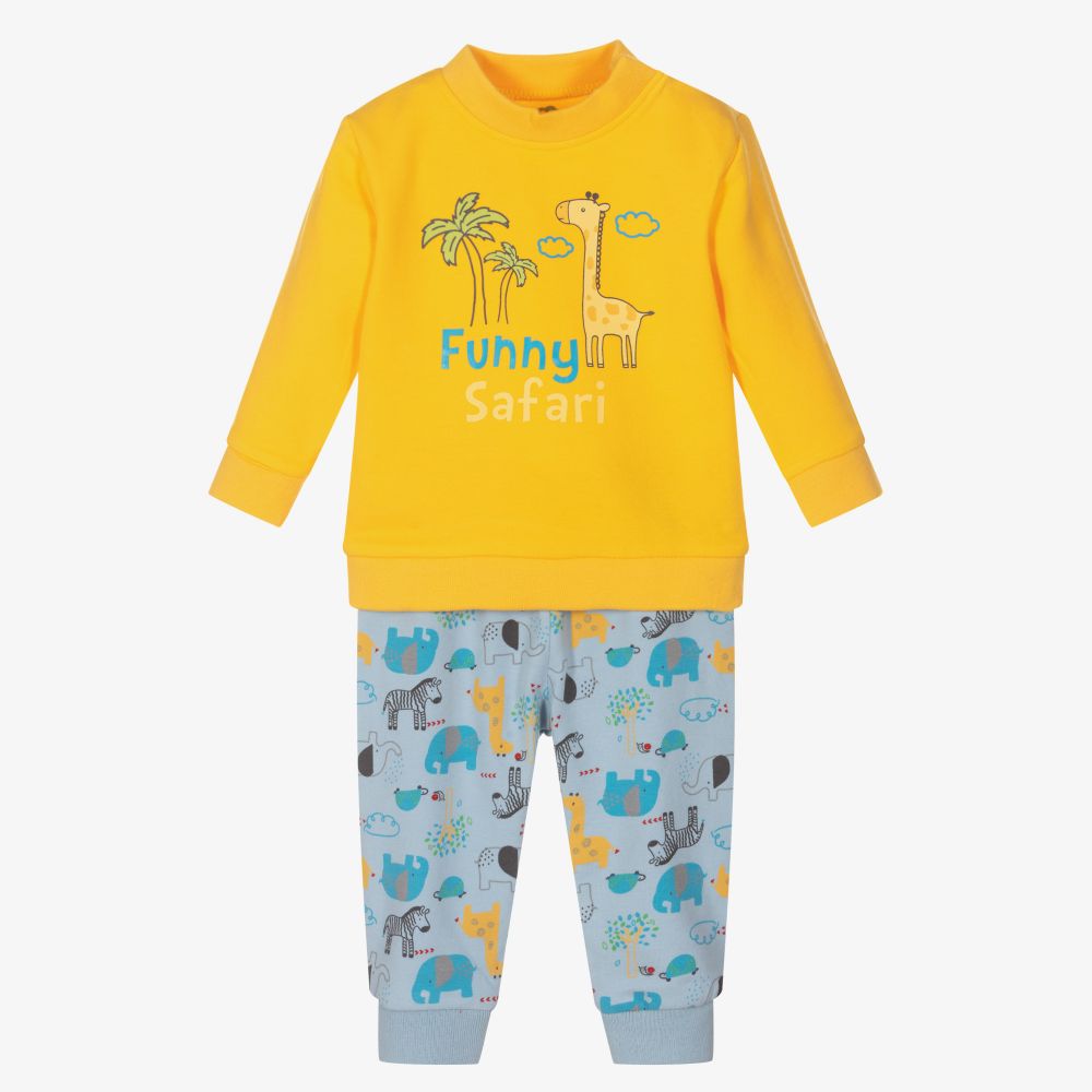 FS Baby - Organic Cotton Baby Trouser Set | Childrensalon