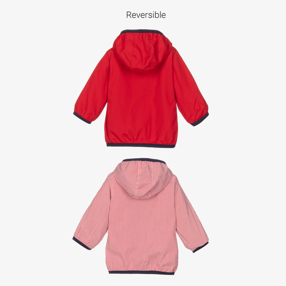 FS Baby-Reversible Red Baby Jacket | Childrensalon Outlet