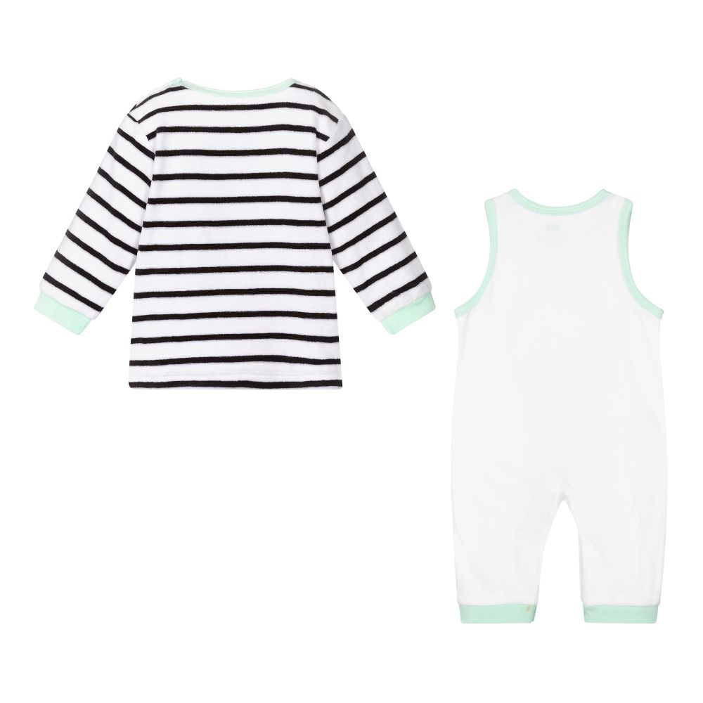 FS Baby Striped Velour Trousers Set Childrensalon Outlet