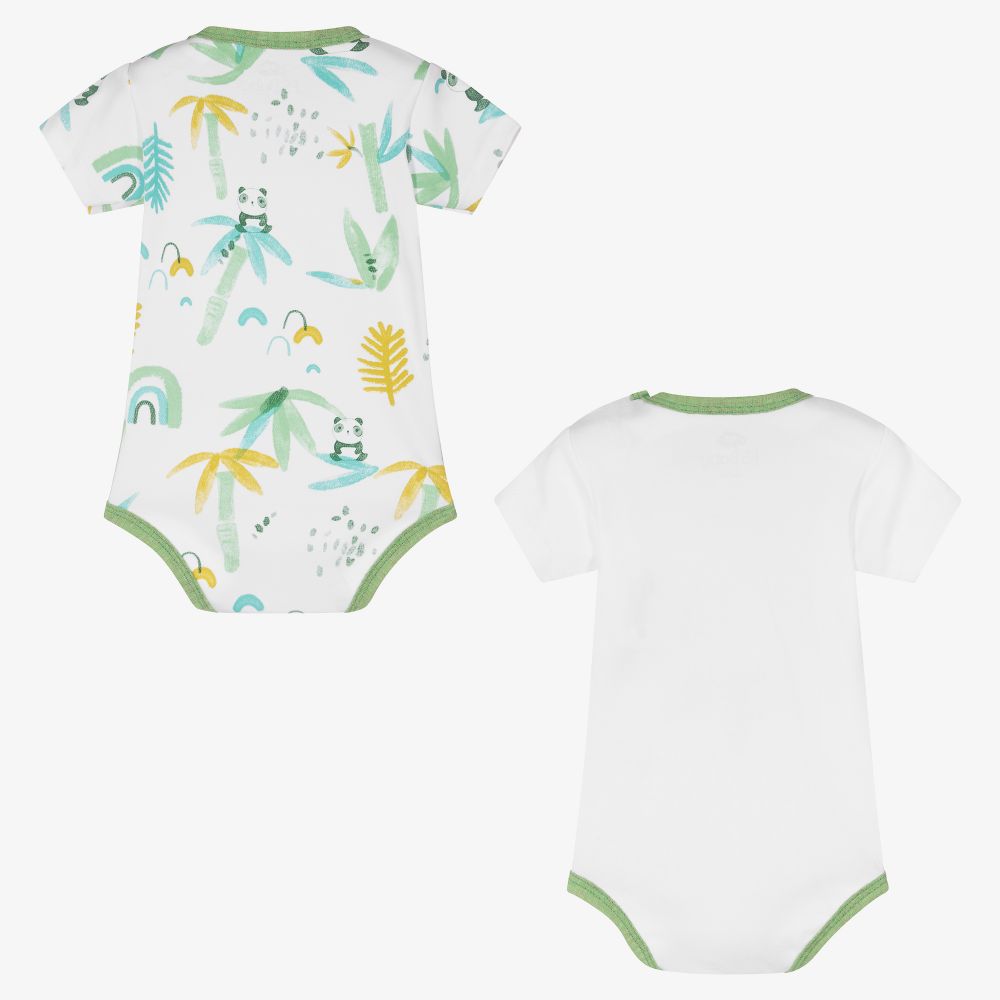 FS Baby-White Cotton Bodyvest (2 Pack) | Childrensalon Outlet