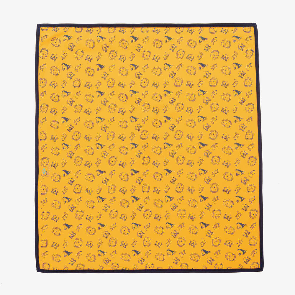 FS Baby-White Jungle Animal Baby Blanket (80cm) | Childrensalon Outlet