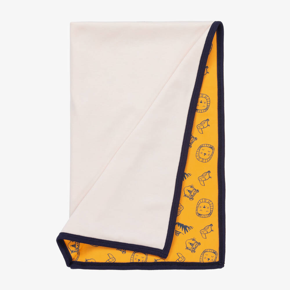 FS Baby-White Jungle Animal Baby Blanket (80cm) | Childrensalon Outlet