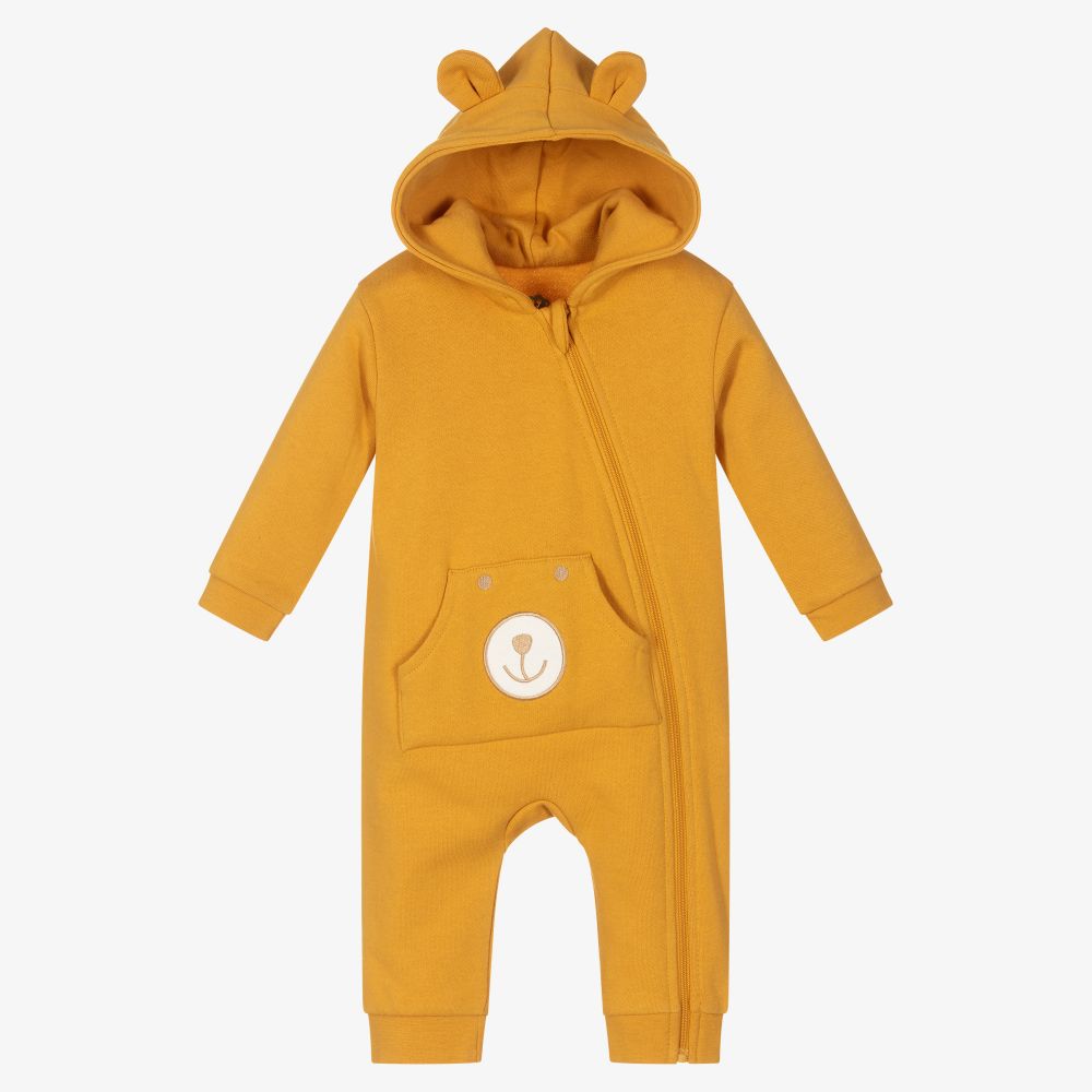 FS Baby - Yellow Cotton Babysuit | Childrensalon
