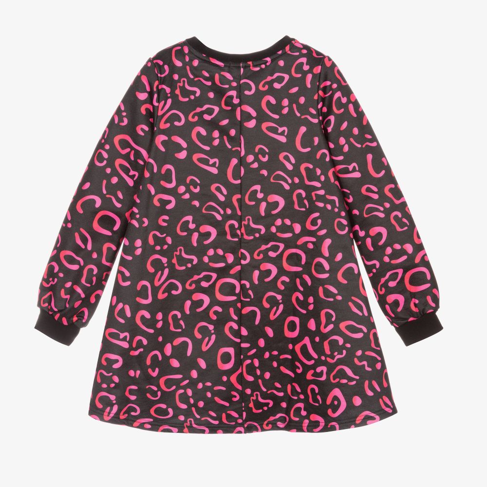 Fun & Fun-Black & Pink Jersey Dress | Childrensalon Outlet
