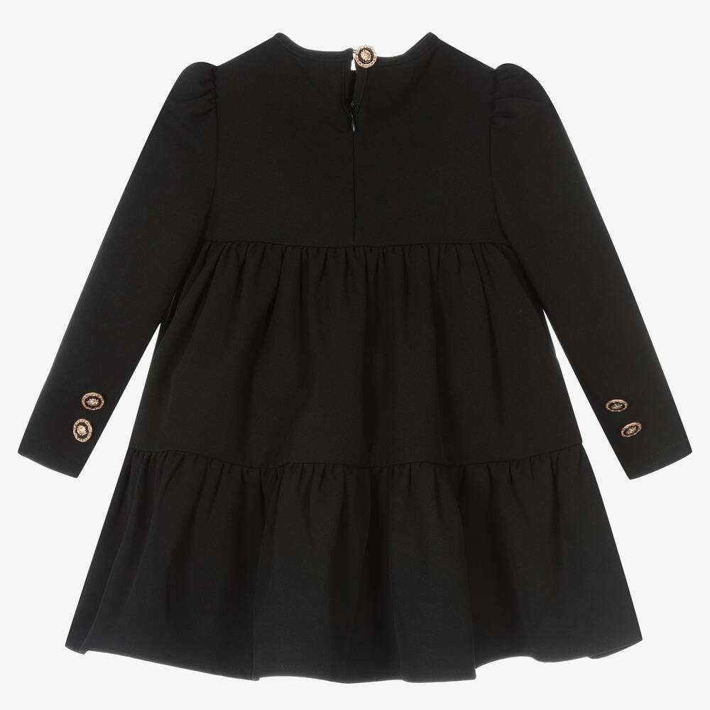 Fun & Fun-Black Tiered Ruffle Dress | Childrensalon Outlet