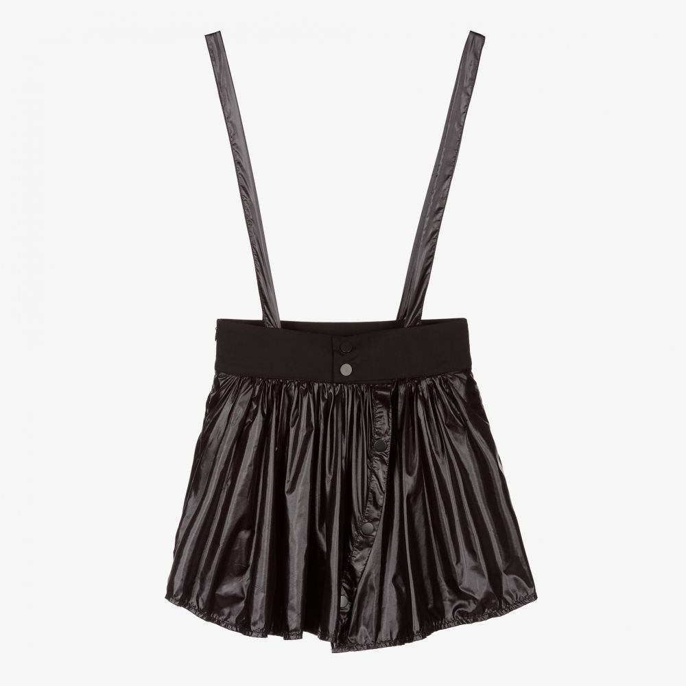 Fun & Fun - Schwarzer Skort mit Hosenträgern (M)  | Childrensalon