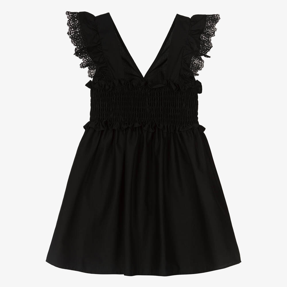 Fun Fun Girls Black Lace Ruffle Dress Childrensalon Outlet
