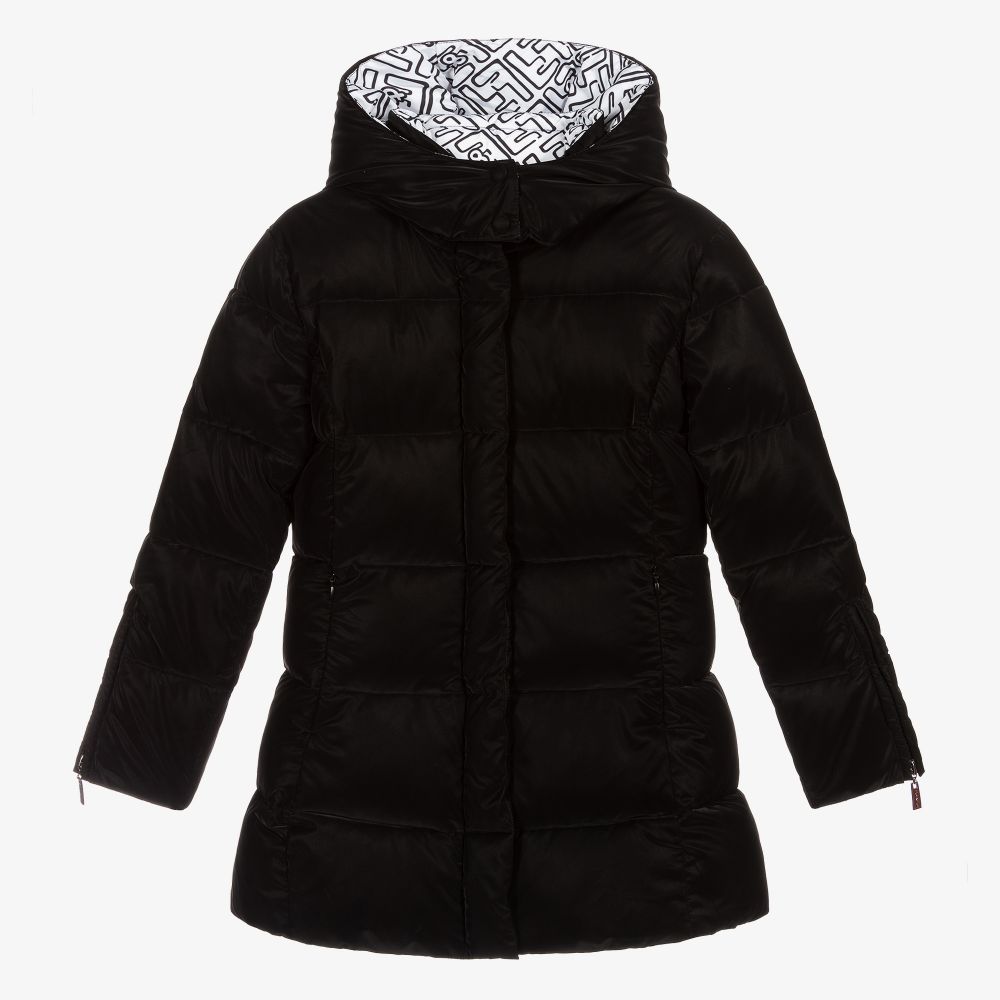 Fun & Fun-Черный пуховик для девочек | Childrensalon Outlet
