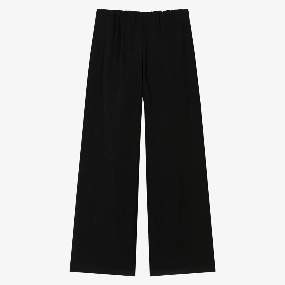 Fun & Fun-Широкие черные брюки для девочек | Childrensalon Outlet