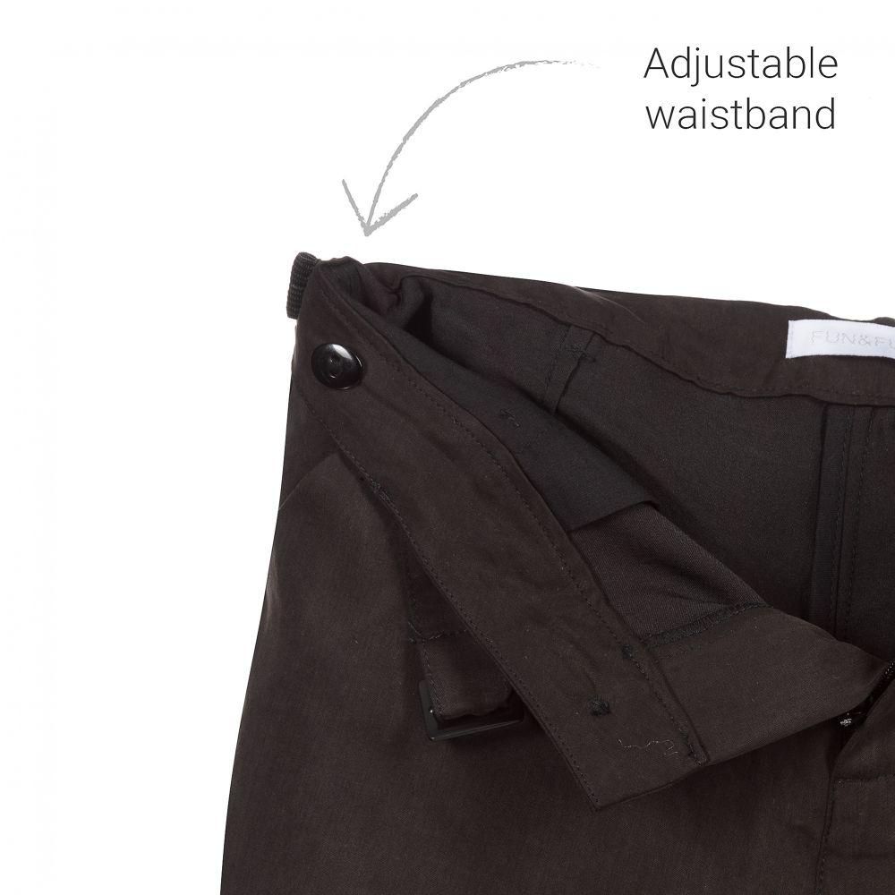 Fun & Fun-Girls Black Tencel Shorts | Childrensalon Outlet