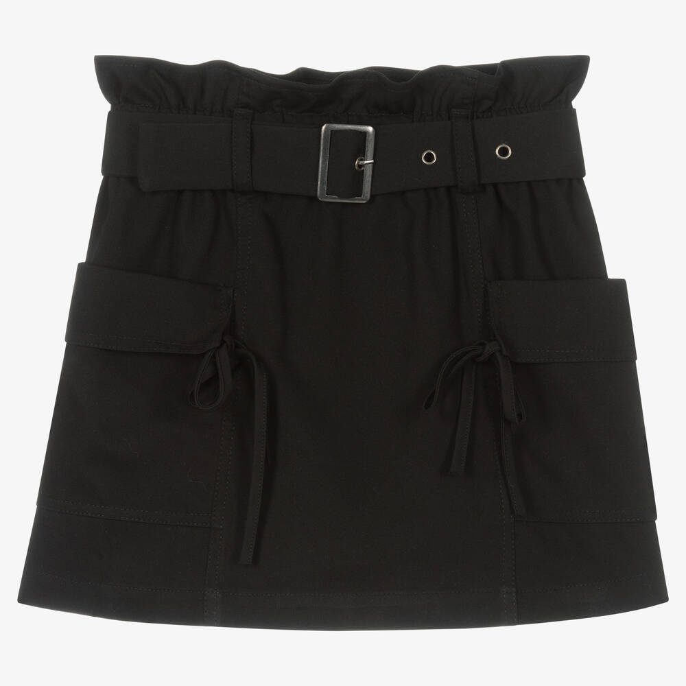 Fun & Fun - Girls Black Twill Skirt | Childrensalon