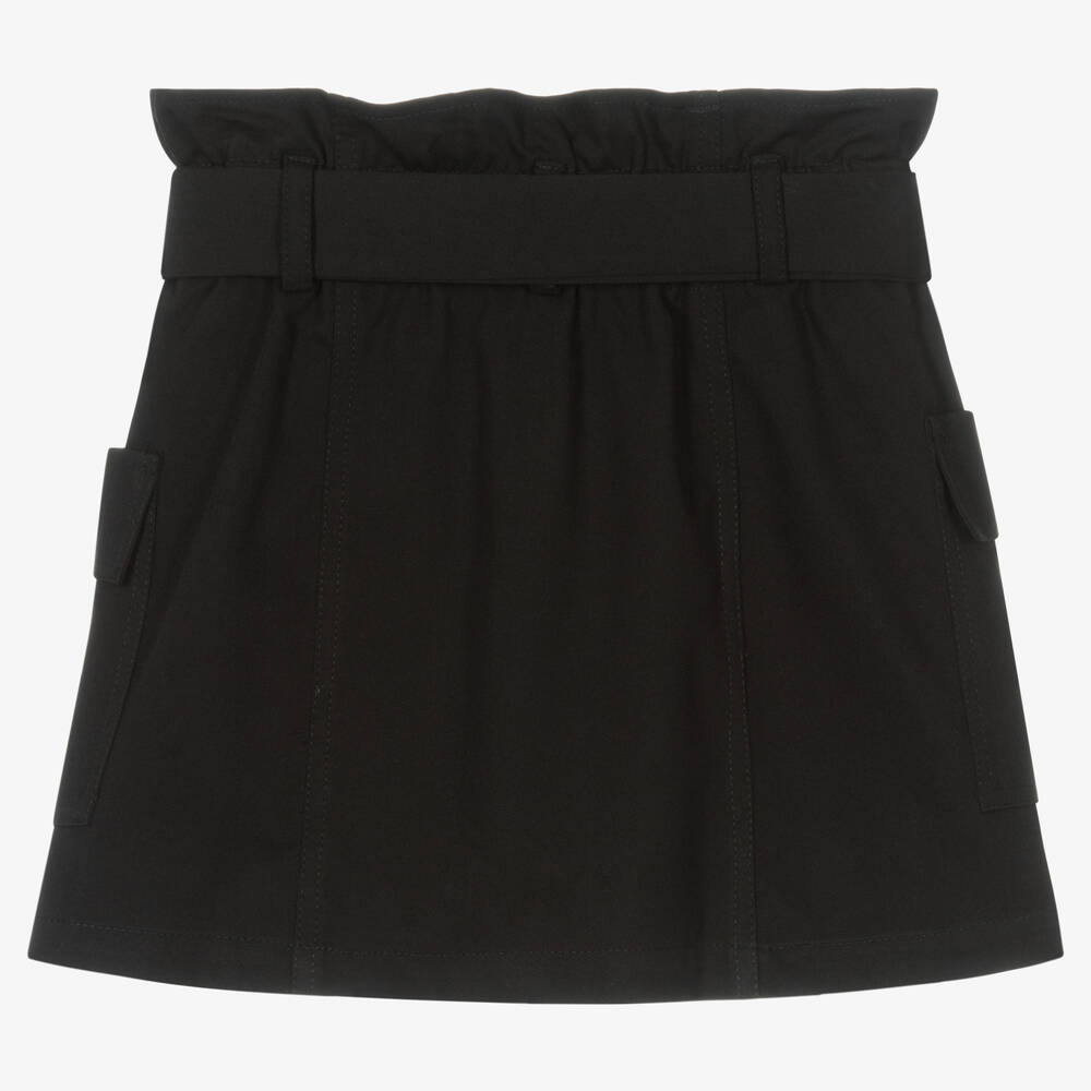 Fun & Fun-Girls Black Twill Skirt | Childrensalon Outlet