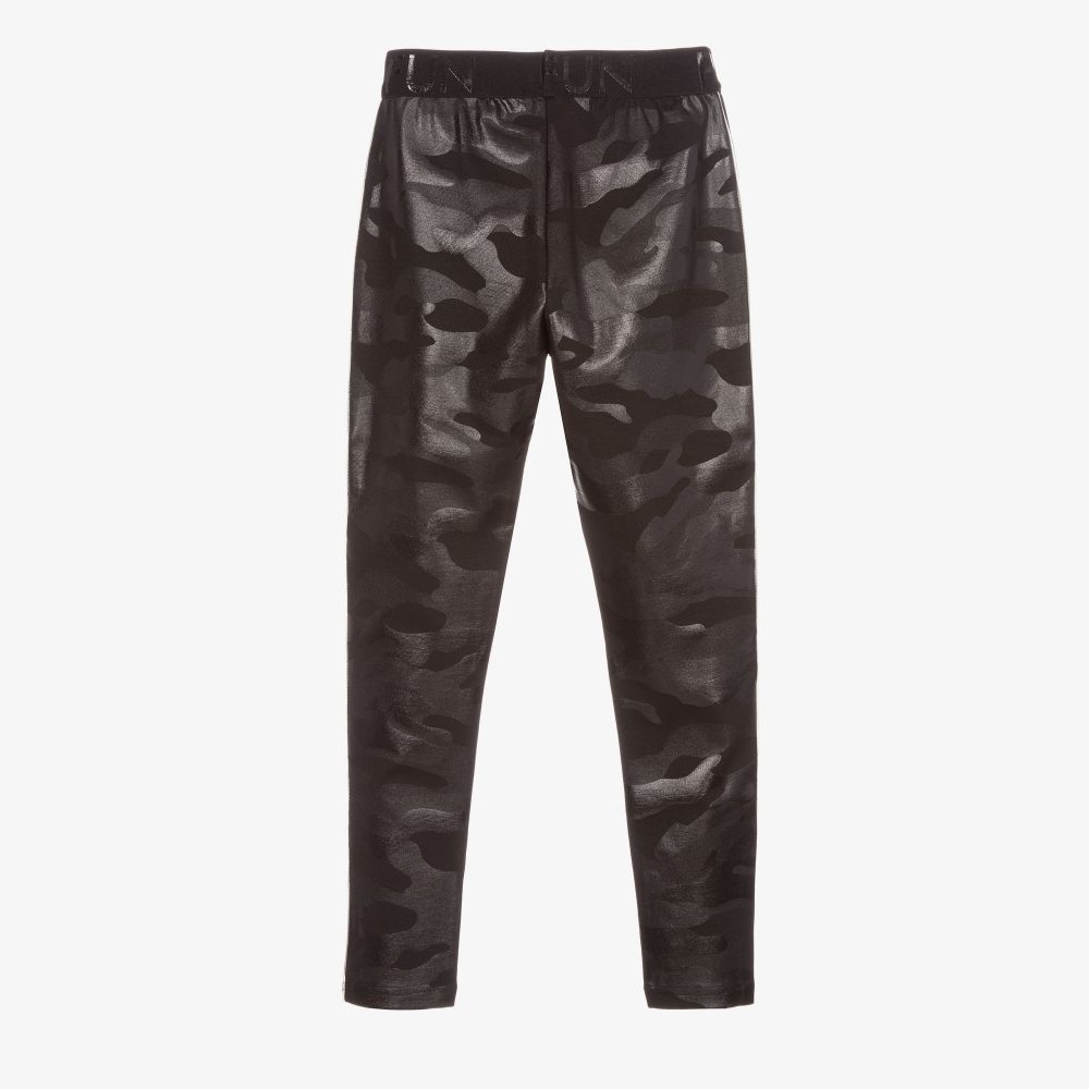 Fun & Fun-Girls Black Viscose Leggings | Childrensalon Outlet