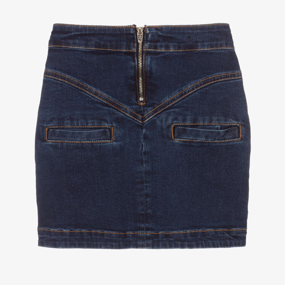 Fun & Fun-Girls Blue Denim Skirt | Childrensalon Outlet