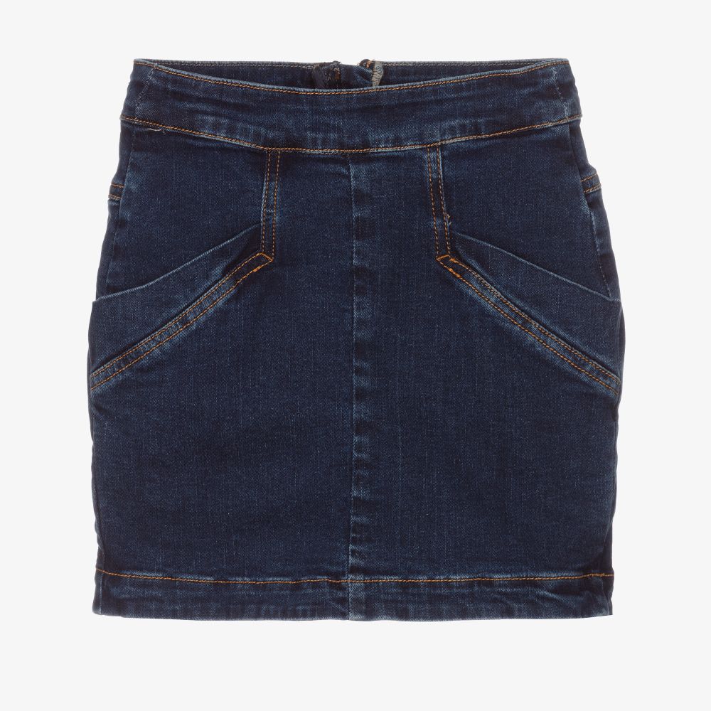 Fun & Fun-Girls Blue Denim Skirt | Childrensalon Outlet