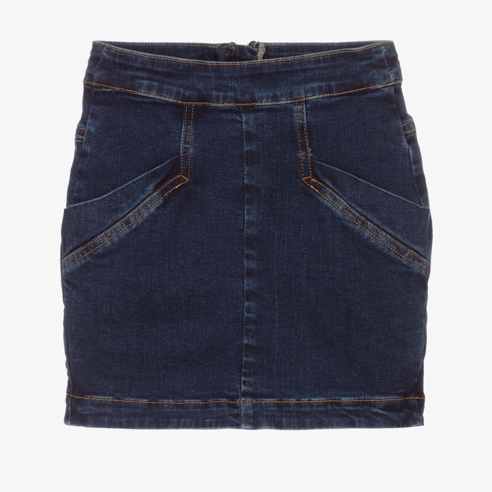 Fun & Fun - Girls Blue Denim Skirt | Childrensalon