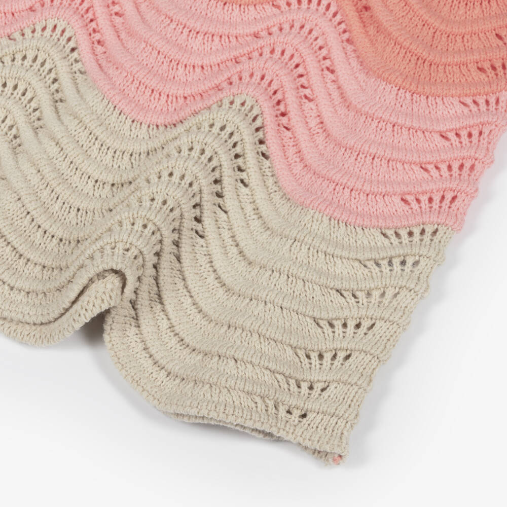 Fun & Fun-Girls Blush & Sand Knit Skirt | Childrensalon Outlet