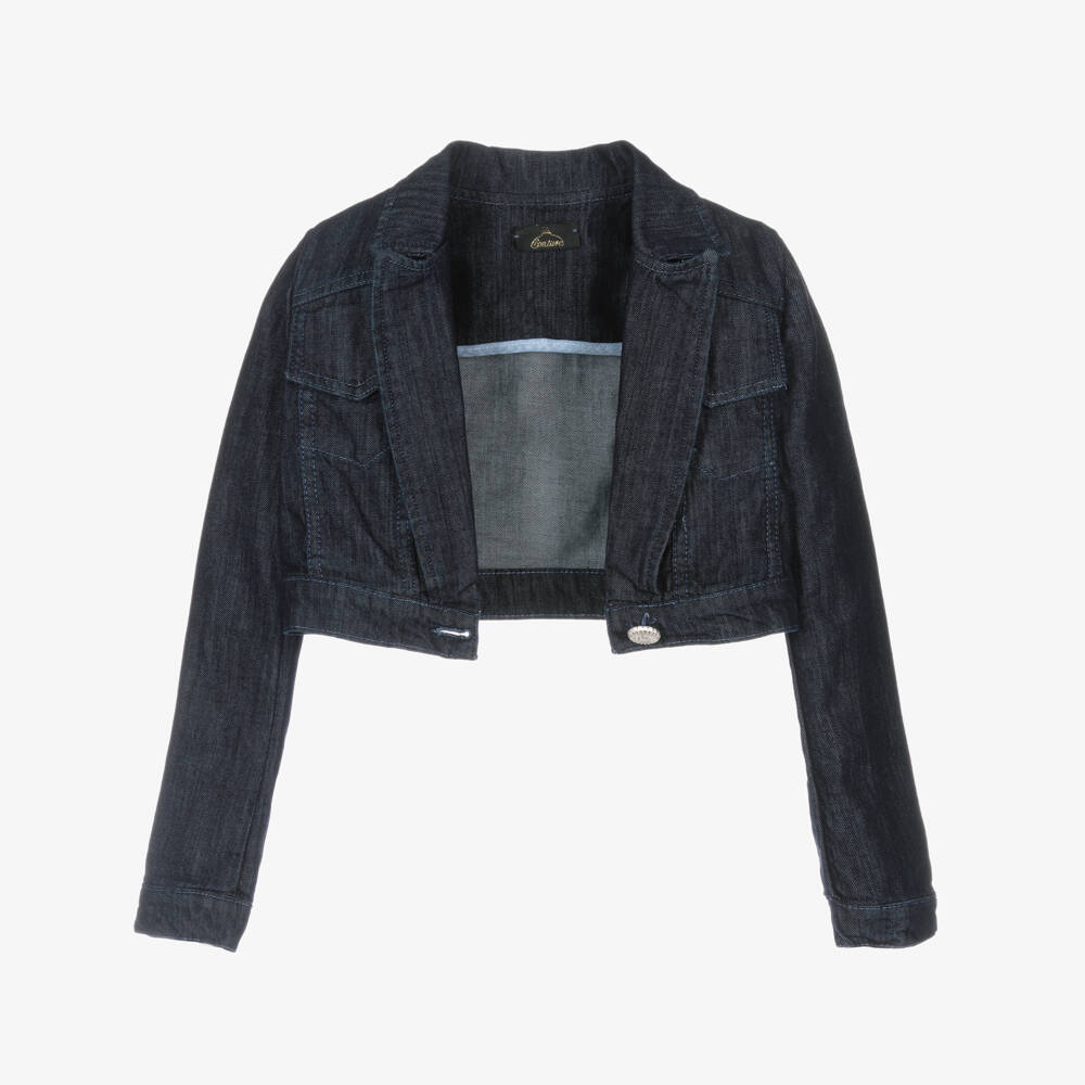 Fun & Fun-Классическое укороченное джинсовое пальто для девочек | Childrensalon Outlet