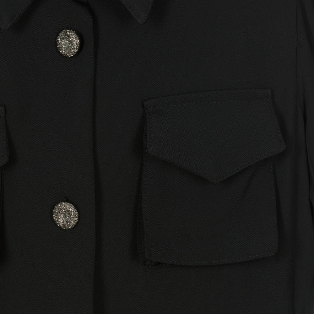 Fun & Fun-فستان تويل لون أسود | Childrensalon Outlet