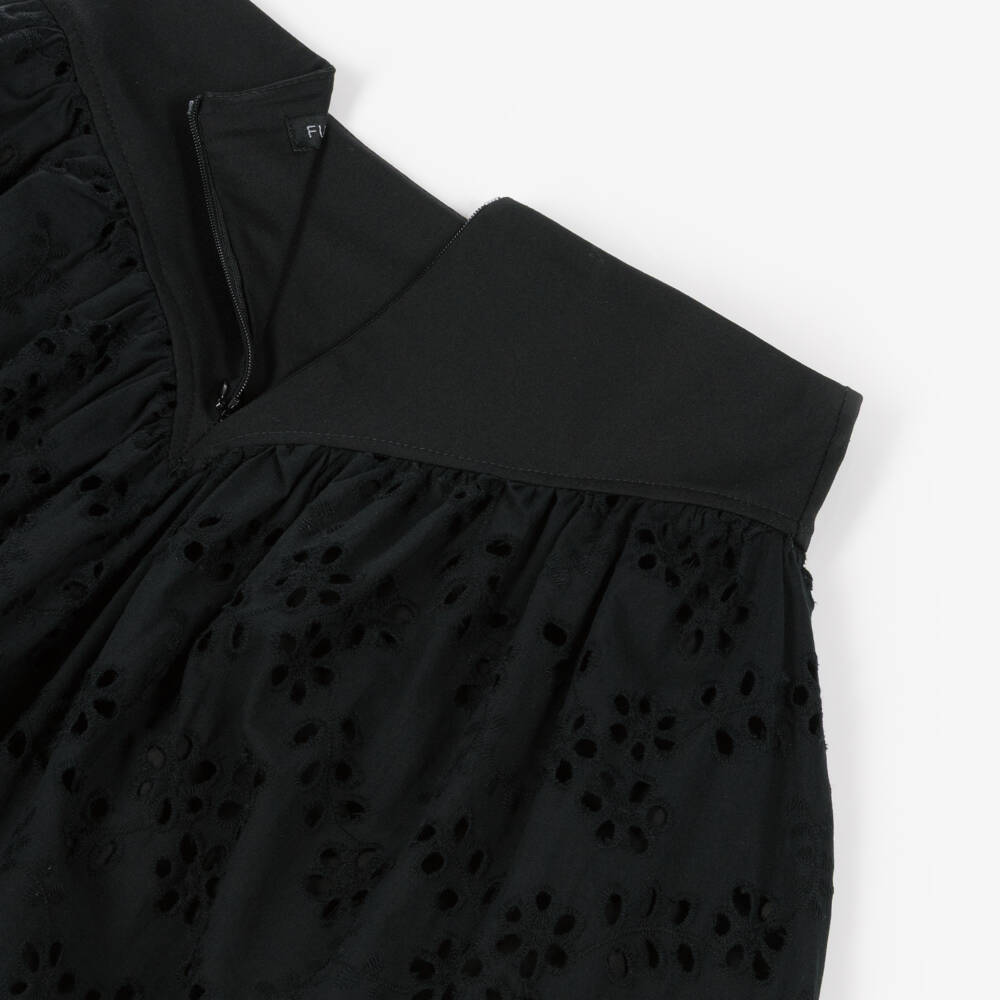 Fun & Fun-Элегантная черная юбка с люверсами для девочек | Childrensalon Outlet