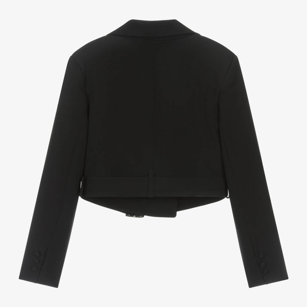Fun & Fun-Girls Elegant Black Short Jacket | Childrensalon Outlet