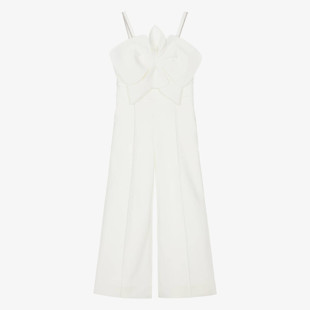 Fun & Fun Couture-Girls Elegant Ivory One-Piece | Childrensalon Outlet