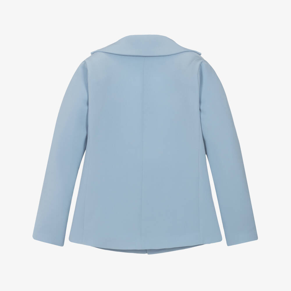 Fun & Fun-Girls Elegant Powder Blue Blazer | Childrensalon Outlet