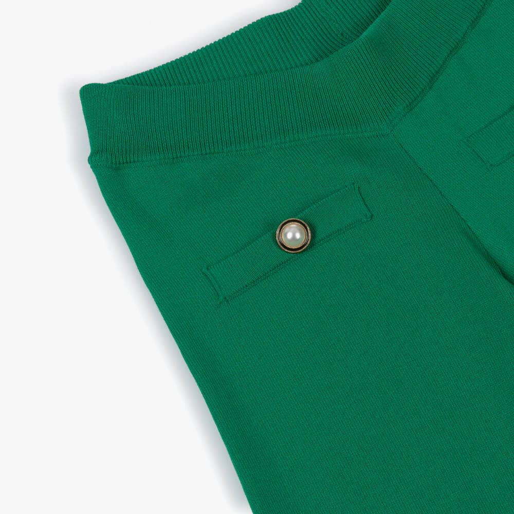 Fun & Fun-Girls Emerald Knit Wide-Leg Pants | Childrensalon Outlet