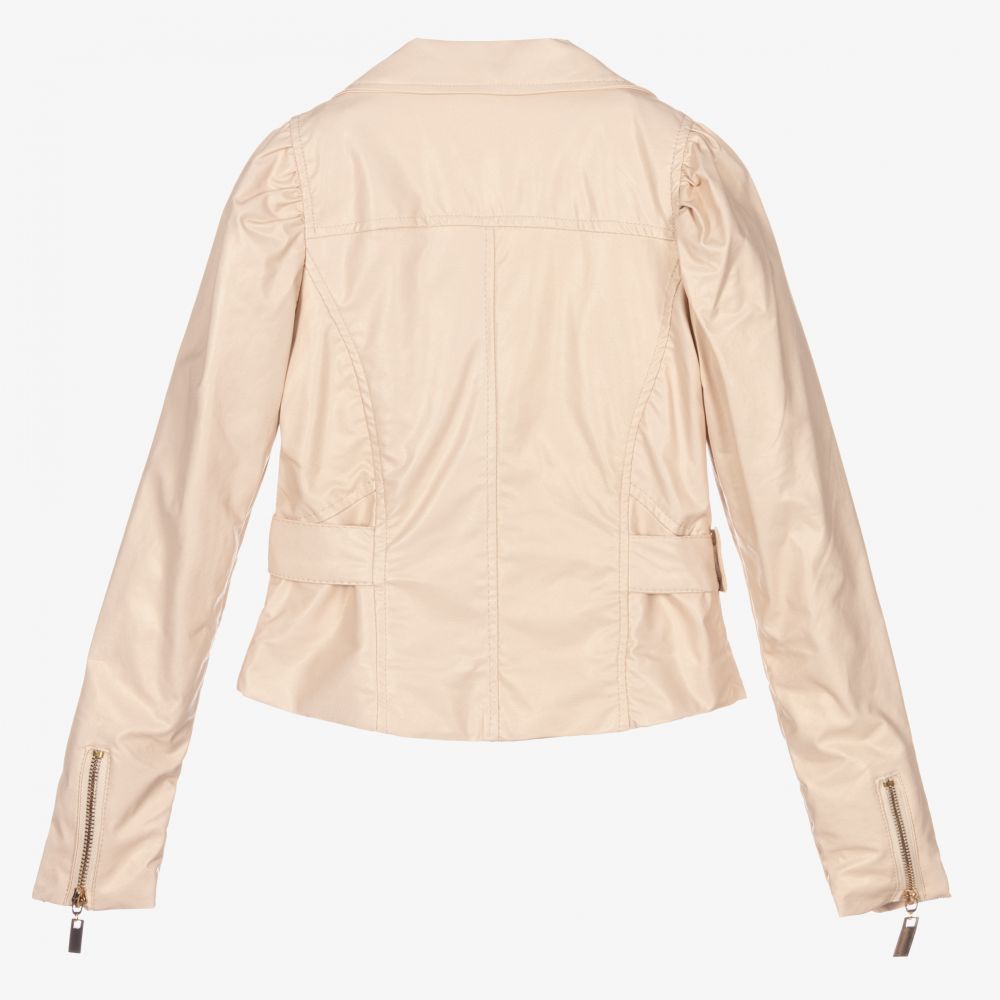 Fun & Fun-Girls Faux Leather Jacket | Childrensalon Outlet