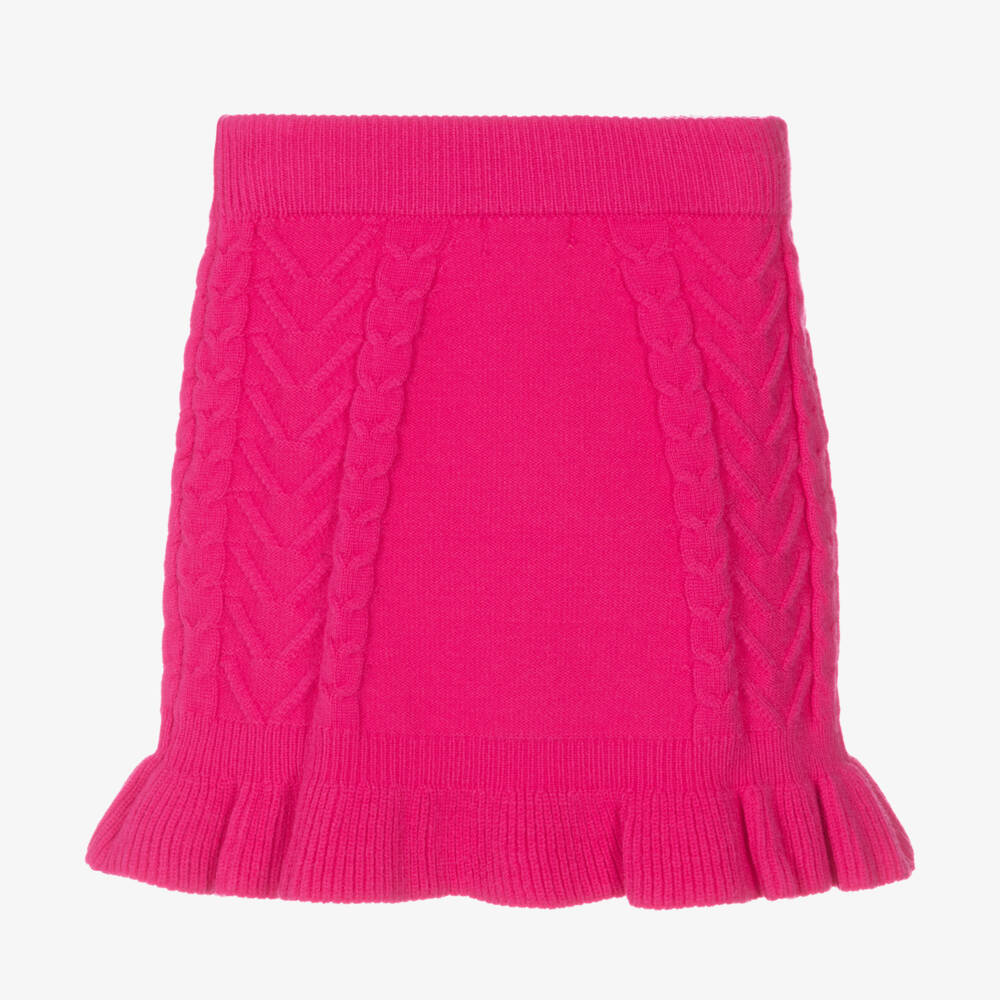 Fun & Fun-Girls Fuchsia Cable Knit Skirt | Childrensalon Outlet