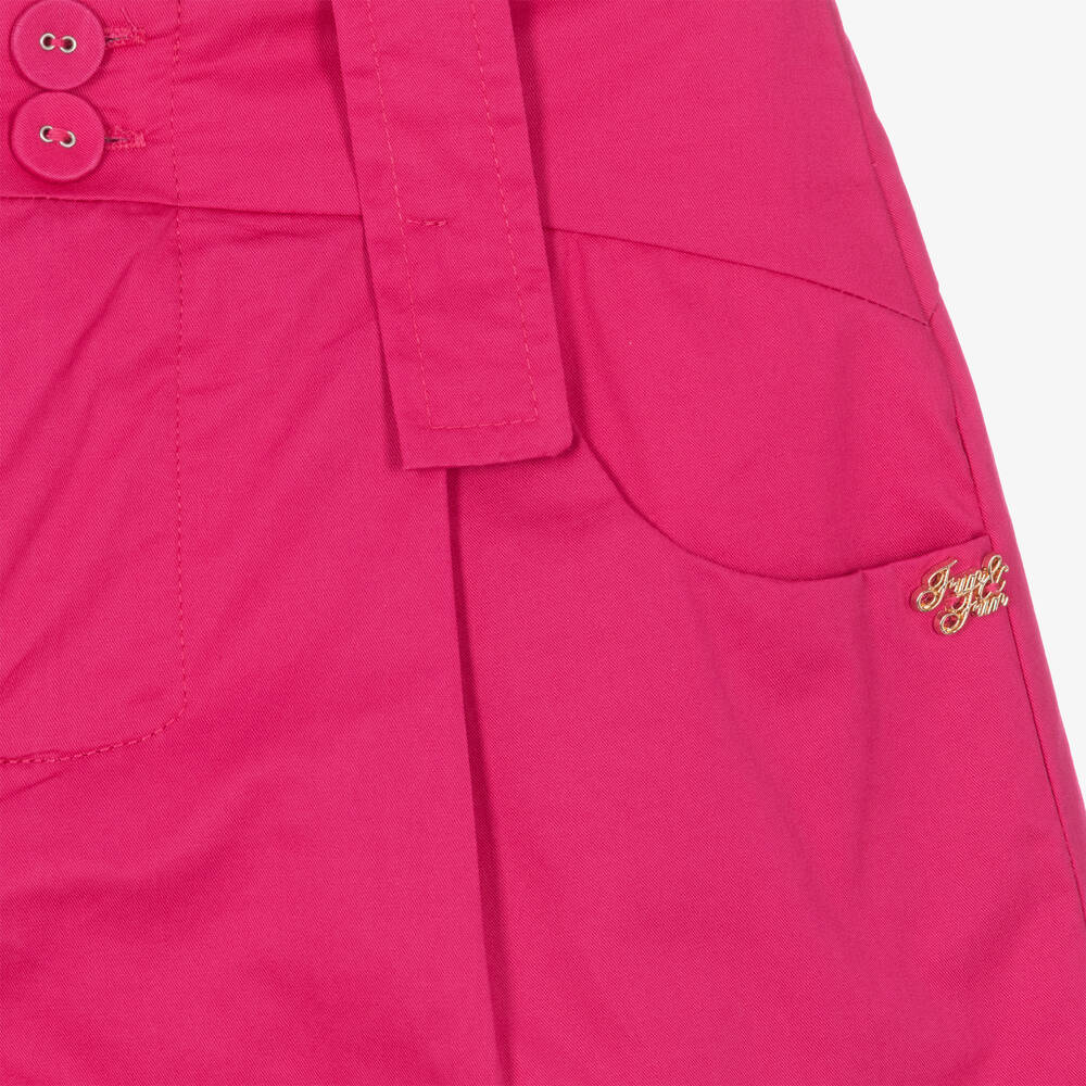 Fun & Fun-Girls Fuchsia Pink Cotton Shorts | Childrensalon Outlet