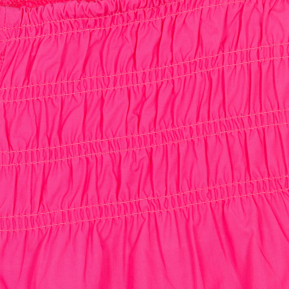 Fun & Fun-Girls Fuchsia Pink Cotton Trousers | Childrensalon Outlet