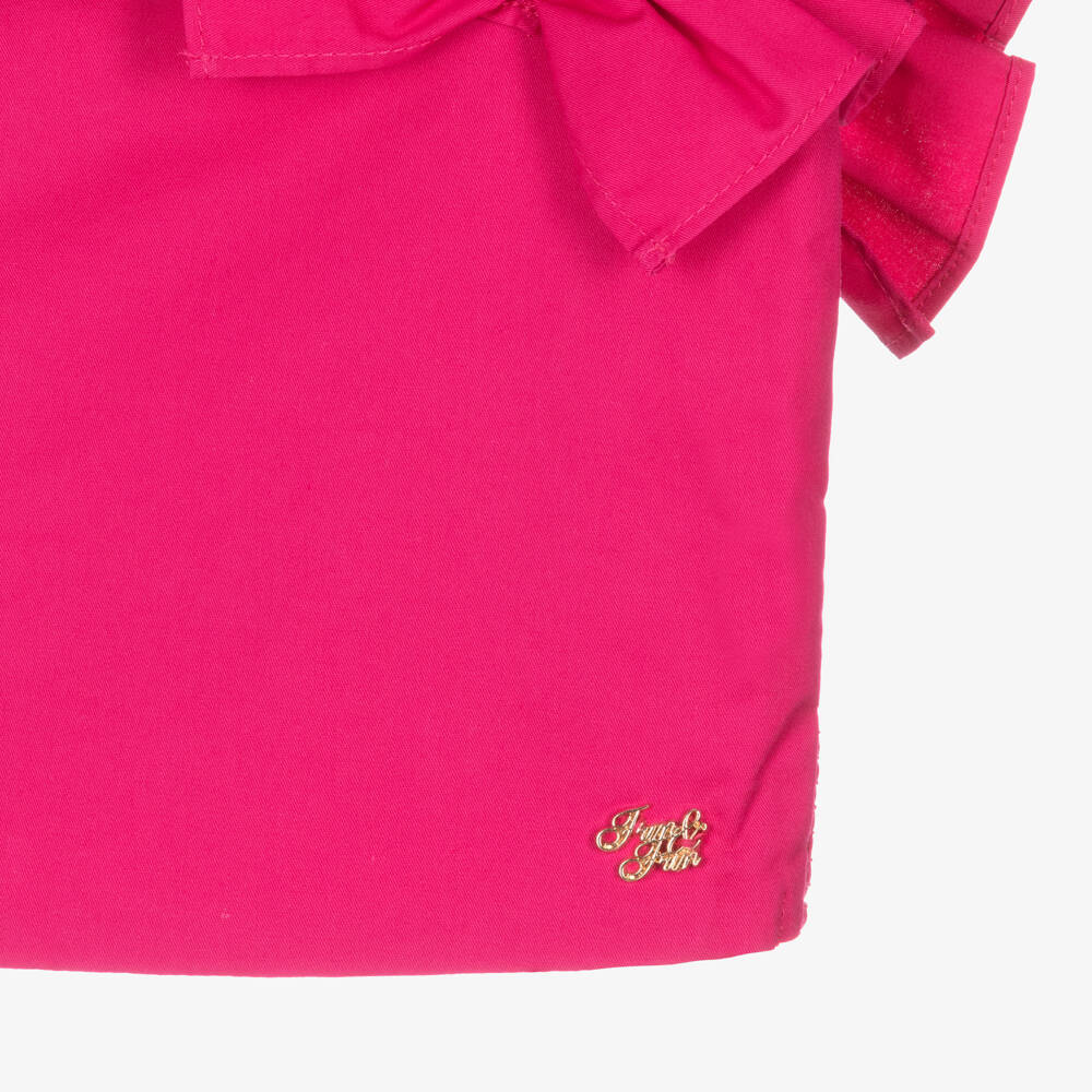 Fun & Fun-Girls Fuchsia Pink Cropped Cotton Top | Childrensalon Outlet