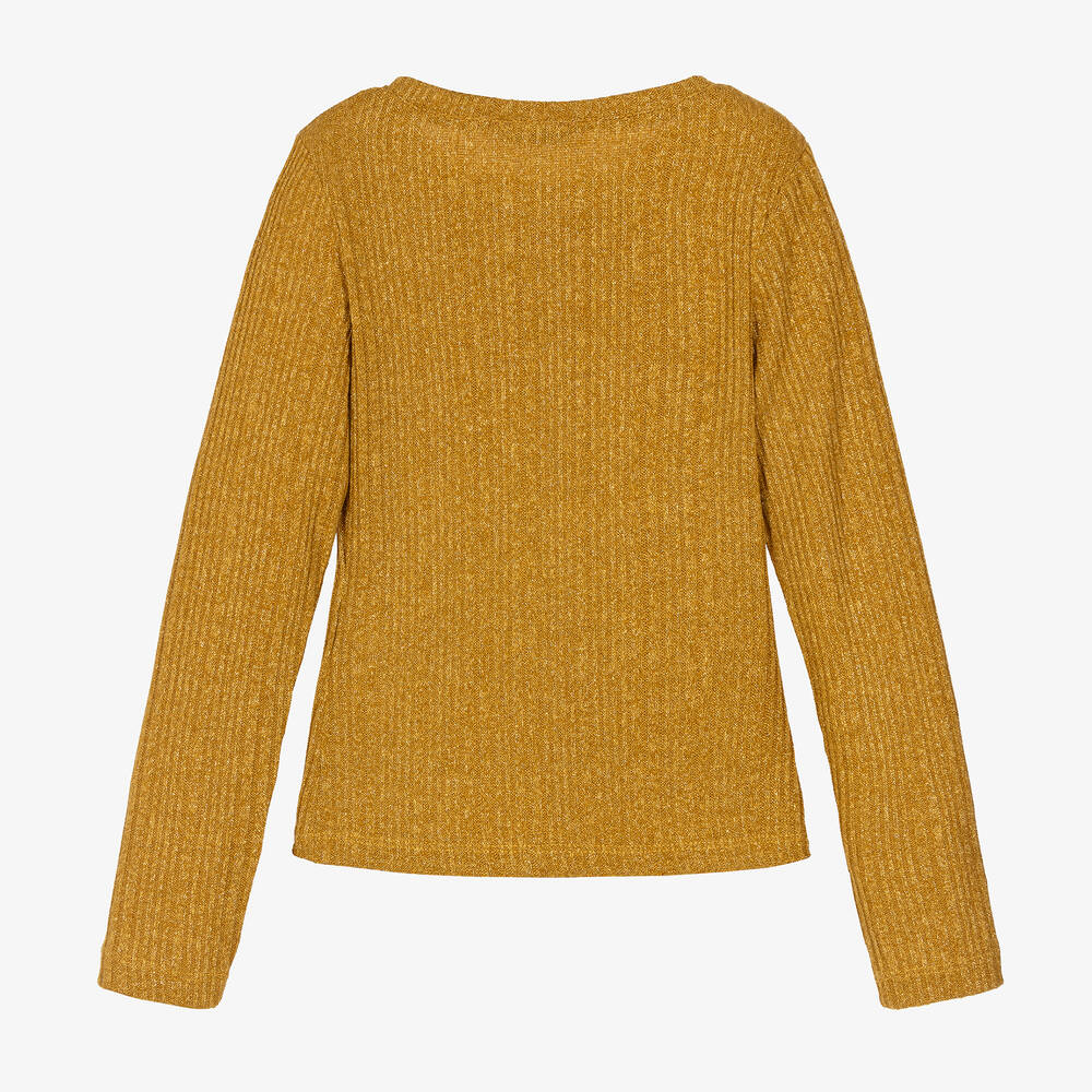 Fun & Fun-Girls Glittery Gold Top | Childrensalon Outlet