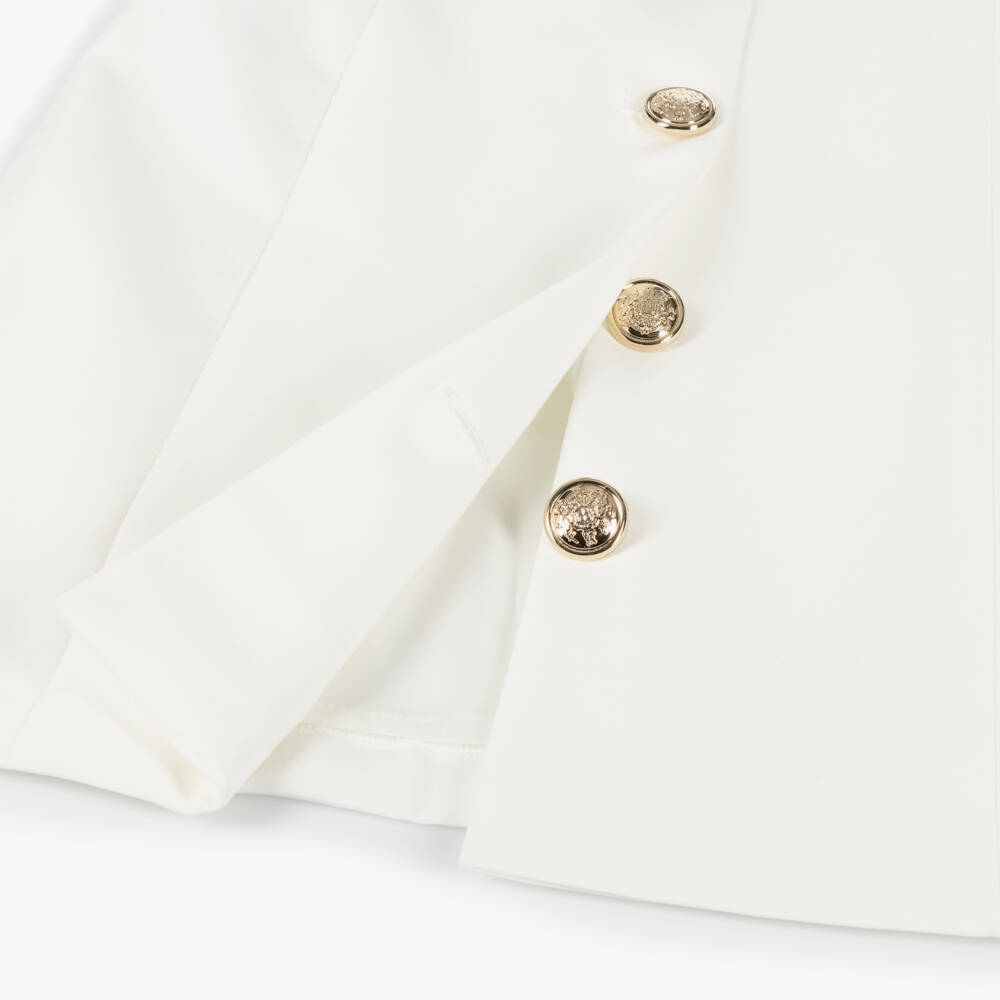 Fun & Fun-Кремовое платье с золотыми акцентами для девочек | Childrensalon Outlet